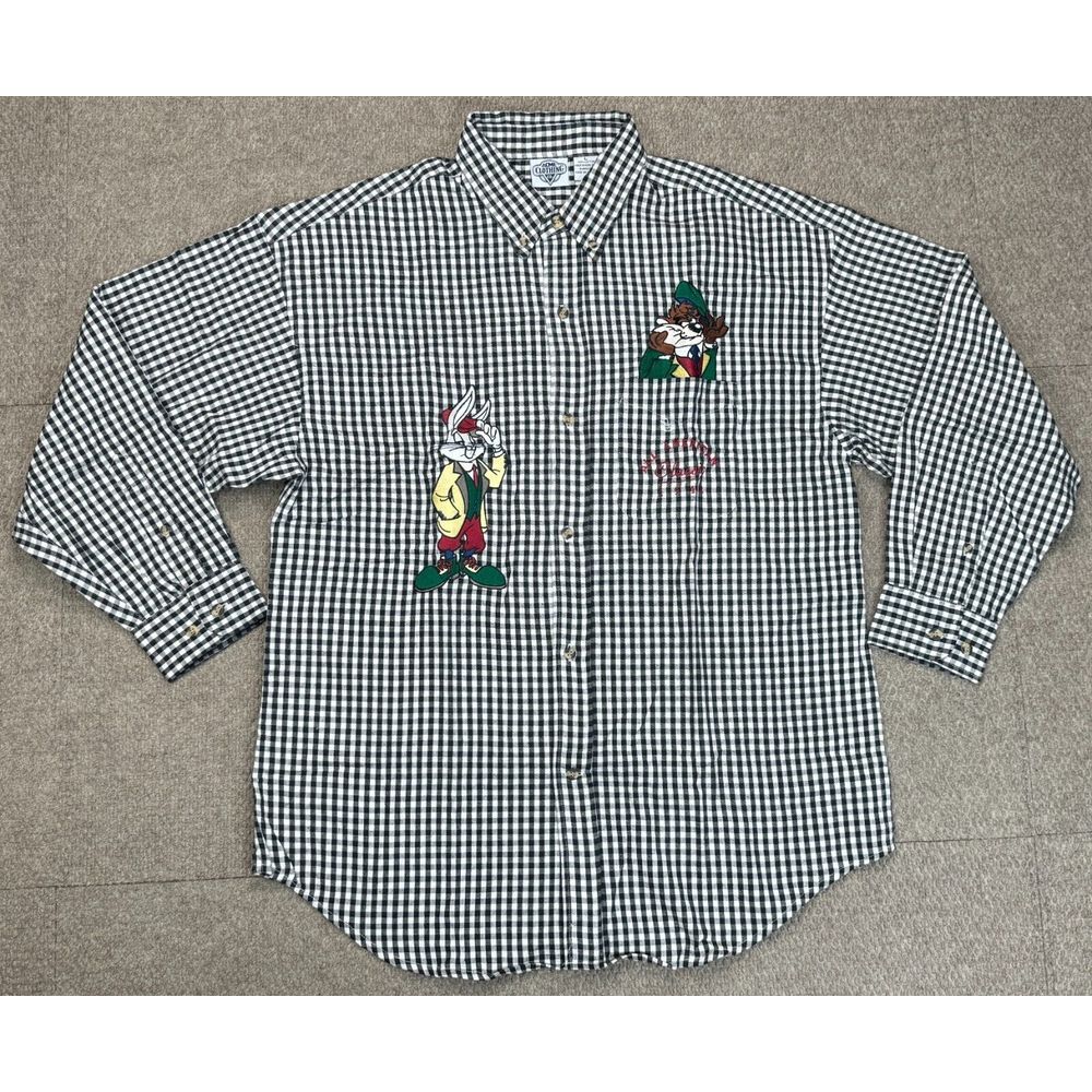 Acme Clothing Co. Men's Vintage Embroidered‎ Looney Tunes Shirt Size Large